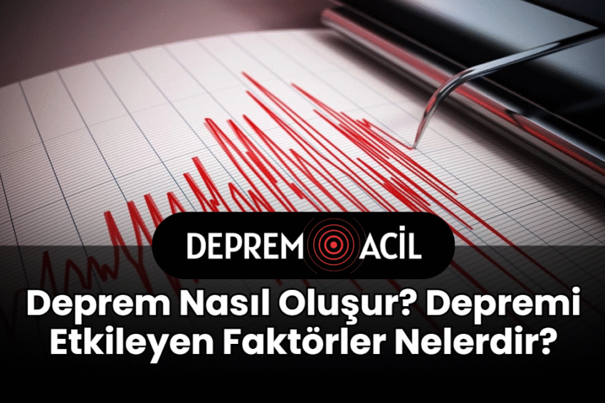 Deprem Nasıl Oluşur? Depremi Etkileyen Faktörler Nelerdir?
